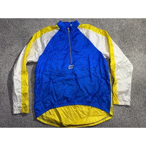 Nike Other - VINTAGE Nike Jacket Mens Large Windbreaker‎ Track Jacket 90s Colorblock Retro